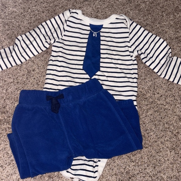 Circo Striped Baby Onesie and Pants Set - Picture 1 of 3
